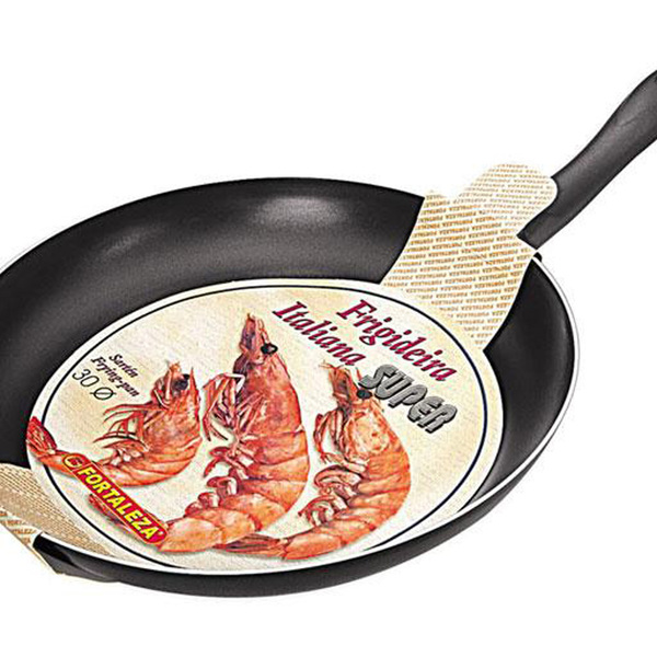 Frigideira Italiana Fortaleza Preta 26 Cm