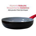 Frigideira Kitchen Antiaderente Com Tampa De Vidro 24cm - Cas