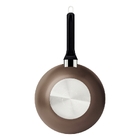 Frigideira Milazzo Funda Alumínio Antiaderente 24 Cm Amêndoa