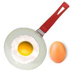 Frigideira Ovo 14cm Revestimento Cerâmico Rosa