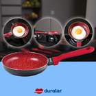 Frigideira Ovo Cerâmica Antiaderente N14 Red Marble Duralar