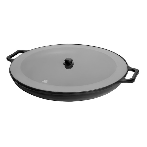 Frigideira Paella De Ferro Fundido Com Tampa - Diametro 60cm