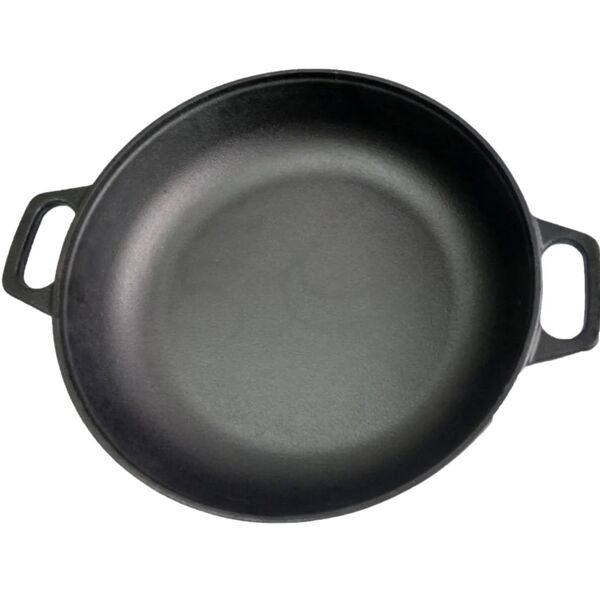Frigideira Paellera Em Ferro Fundido 60cm Grande 13 Litros