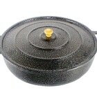 Frigideira Panela Alça De Alumínio Fundido Craqueada 30cm - P