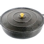 Frigideira Panela Alça De Alumínio Fundido Craqueada 30cm - P