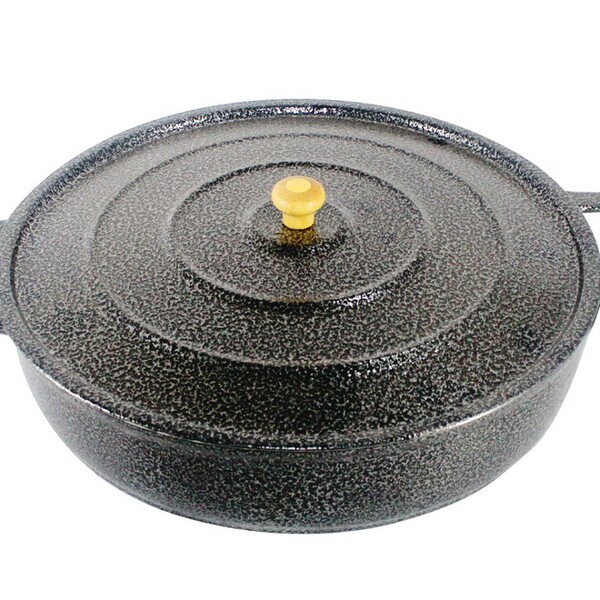 Frigideira Panela Alça De Alumínio Fundido Craqueada 30cm - P