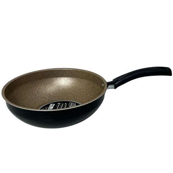 Frigideira Panela Wok Antiaderente 24cm 2 8l Mta Preto