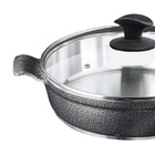 Frigideira Preto Craqueado Alumínio Usinado Javali Aa 30cm