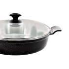 Frigideira Preto Liso Alumínio Fundido Usinado Javaliaa 30cm