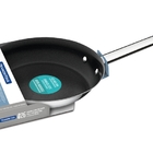 Frigideira Professional Rasa Em Aco Inox Fundo Triplo Em Anti