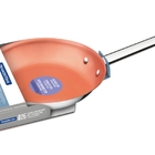 Frigideira Professional Rasa Em Aco Inox Fundo Triplo Em Cera