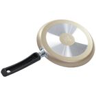 Frigideira Rasa Antiaderente Alumínio Creme - Wp Connect