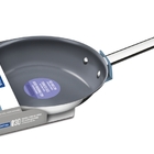 Frigideira Rasa Professional Em Aco Inox Fundo Triplo E Em Ce