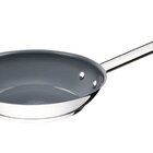 Frigideira Rasa Professional Em Aco Inox Fundo Triplo E Em Ce