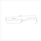 Frigideira Sicília Alumínio Com Revestimente Avelã 20 Cm 0 95