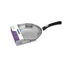 Frigideira Silicone Rasa Aço Inox Fundo 20 Cm 1,3 L - Solar -