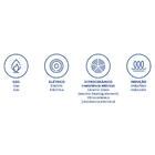 Frigideira Tramontina Romagna Aço Inox Cerâmico Marfim 25 Cm