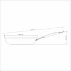Frigideira Tramontina Romagna Aço Inox Cerâmico Marfim 25 Cm