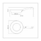 Frigideira Tramontina Solar Rasa Inox Fundo Triplo 24 Cm