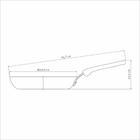 Frigideira Tramontina Tunis Alumínio com Revestimento Interno Cerâmico e Externo Siliconado Azul Mediterrâneo 24cm 1,6L