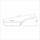 Frigideira Tramontina Tunis em Alumínio com Revestimento Interno Cerâmico e Externo Siliconado Rosa Trufado 20cm 0,9L