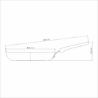 Frigideira Tramontina Tunis em Alumínio com Revestimento Interno Cerâmico e Externo Siliconado Rosa Trufado 28cm 2,3L