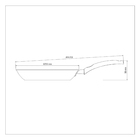 Frigideira Tramontina Turim em Alumínio com Revestimento Interno e Externo em Antiaderente Starflon Max Chumbo 24cm 1,4L