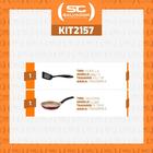 Frigideira Turim Alumínio Vermelho 0,7l Com Espátula Frigidei