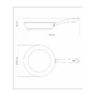 Frigideira Una Em Aco Inox Com Fundo Triplo 24 Cm 2,1 L Tramo