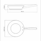 Frigideira Ventura Em Aço Inox Com Revestimento Interno Antia