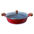 Frigideira Vermelho Antiaderente Em Cerâmica Javali Am 30cm