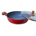 Frigideira Vermelho Antiaderente Em Cerâmica Javali Am 30cm