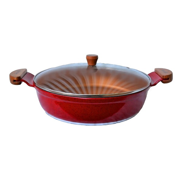 Frigideira Vermelho Teflon Antiaderente Gold Javali Am 30cm