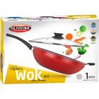 Frigideira Wok 32 Cabo E Alça Inox Baquelite – Alumínio Olive