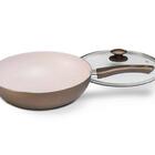 Frigideira Wok Ceramic Life Antares Com Tampa 26cm - Brinox