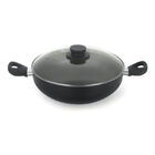 Frigideira Wok Com Alças Multiflon Gourmet Vapore 28cm Preta