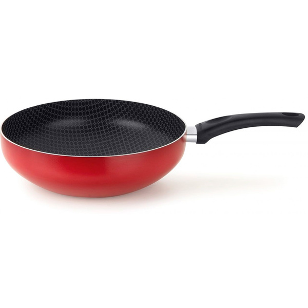 Frigideira Wok Com Cabo 28 Cm Antiaderente Amarelo Colors Mul