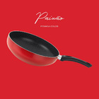 Frigideira Wok Com Cabo 28 Cm Antiaderente Vermelho Paprika M