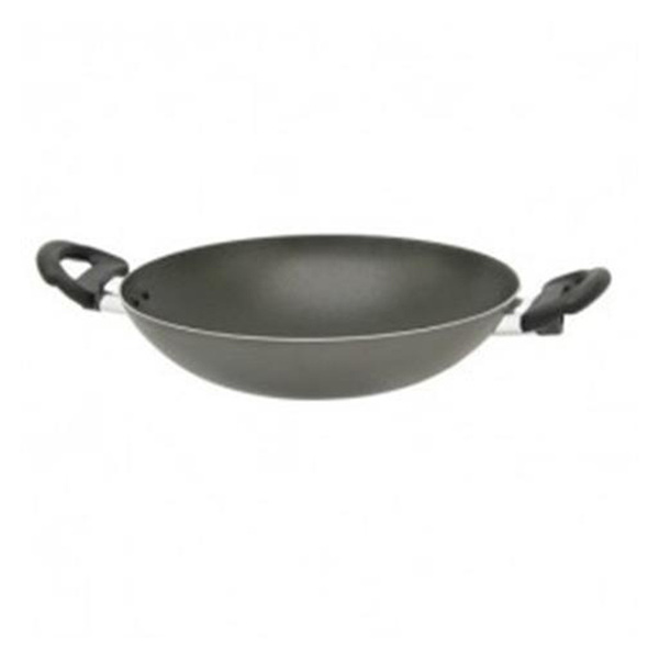 Frigideira Wok Fortaleza Black Sem Tampa 28cm