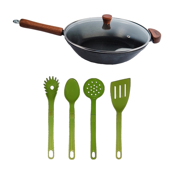 Frigideira Wok Funda Antiaderente Titanium Talher 04 28cm