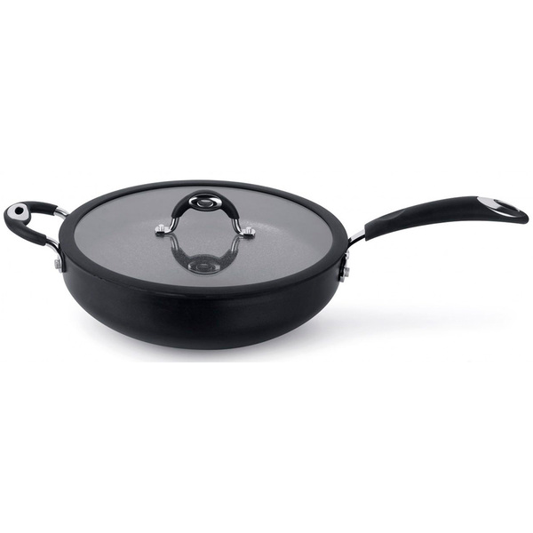 Frigideira Wok Multiflon Dom Ø30cm Com Tampa 5,2 Litros