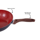 Frigideira Wok Nanocerâmica Antiaderente Com Tampa 28cm 3 5l