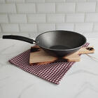 Frigideira Wok Oriental Antiaderente 24cm Essencial Grafite C