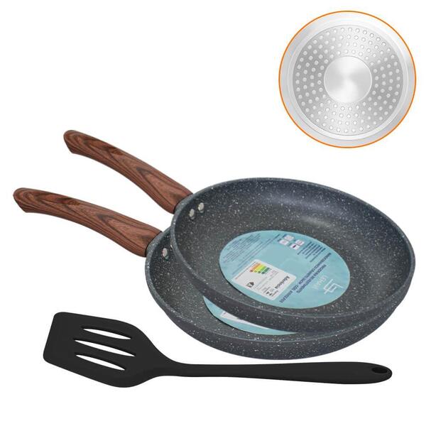 Frigideiras De Indução Antiaderente Cerâmica Com Utensílio Ci