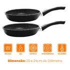 Frigideiras De Indução Revestimento Antiaderente Cerâmica 2 P
