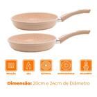 Frigideiras De Indução Revestimento Antiaderente Cerâmica 2 P