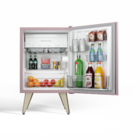Frigobar BRA08HOANA 127V (110V) Retrô 76L Classic Rose Quartz Consul
