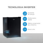 Frigobar 67 Litros Black Edition Inverter Bivolt Midea Mdrd10