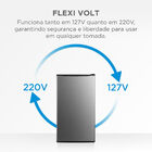 Frigobar 93l Cor Inox Inverter Bivolt Midea Mdrd142fgd503 - B