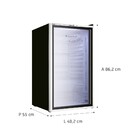 Frigobar Brastemp 120 Litros Com Porta De Vidro - Bza12af 220v